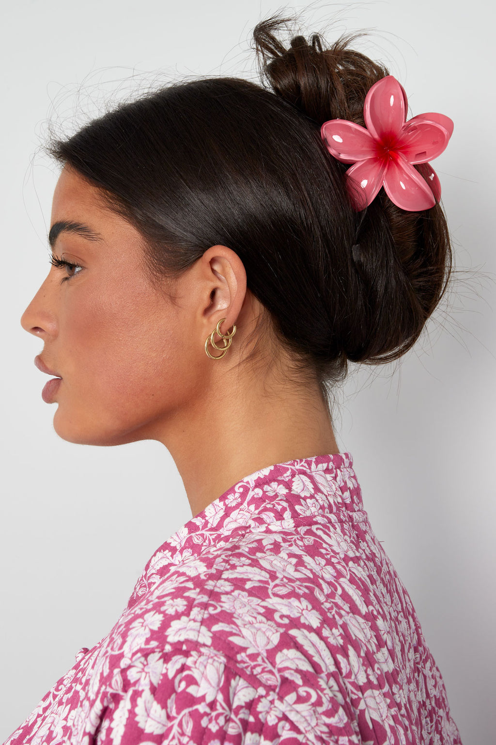 Haarspange mit Farbverlaufsblume Hawaii Love