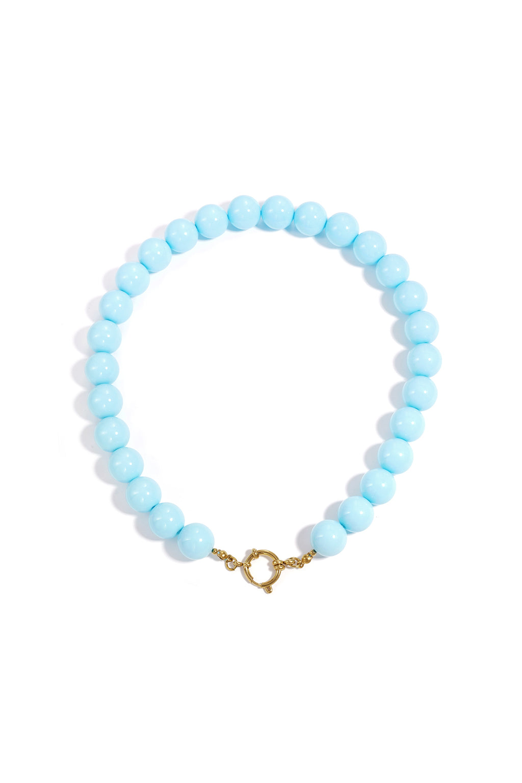 Halsketten mit Harzperlen, Perlen, lässig, täglich, einfache Serie, Damenschmuck, 15 mm