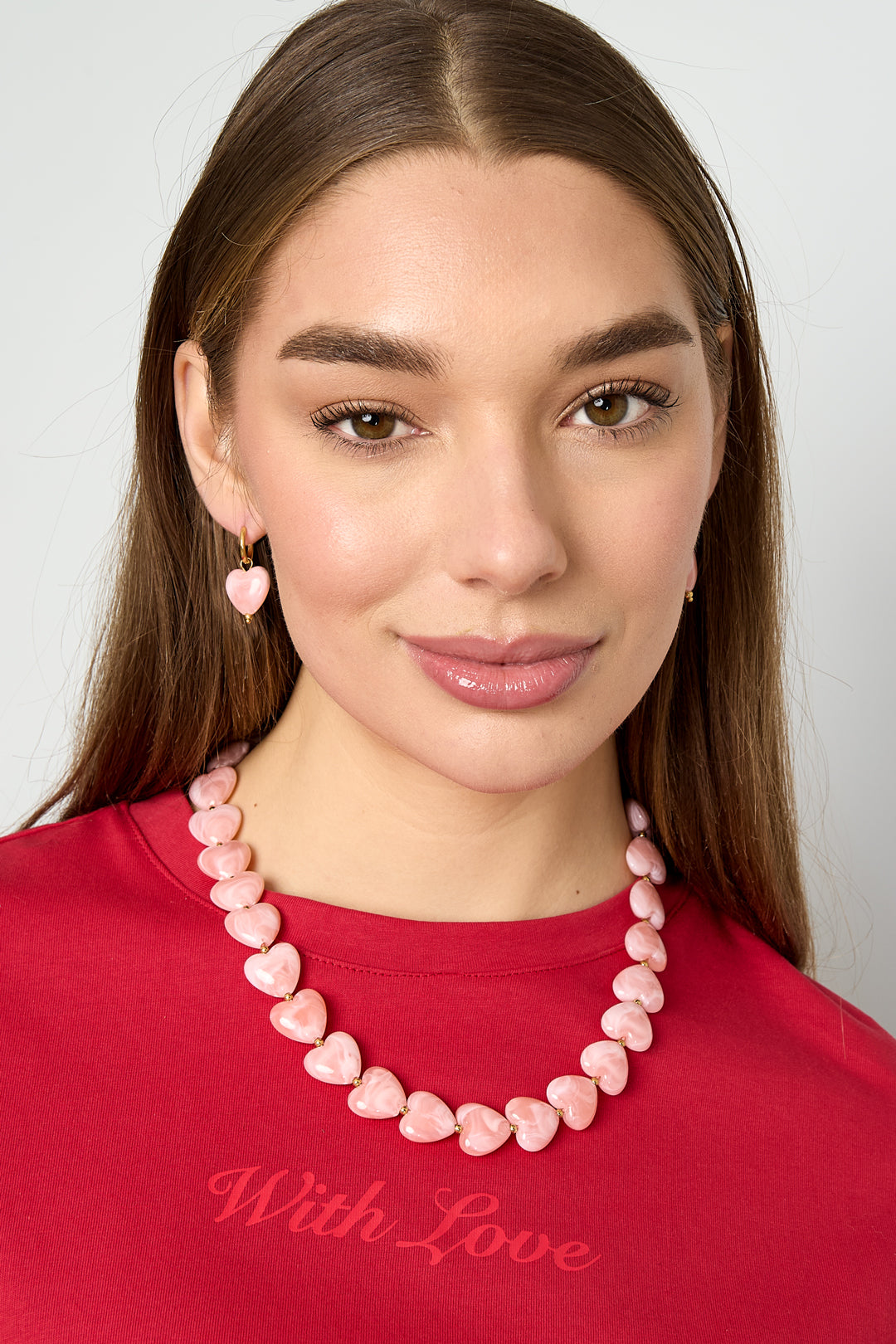 Acrylperlen-Halsketten, schlichte und lässige Alltags-Serie, Damenschmuck