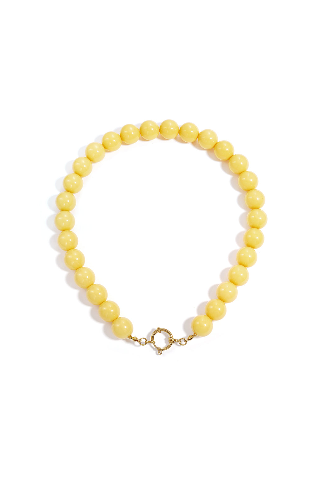 Halsketten mit Harzperlen, Perlen, lässig, täglich, einfache Serie, Damenschmuck, 15 mm