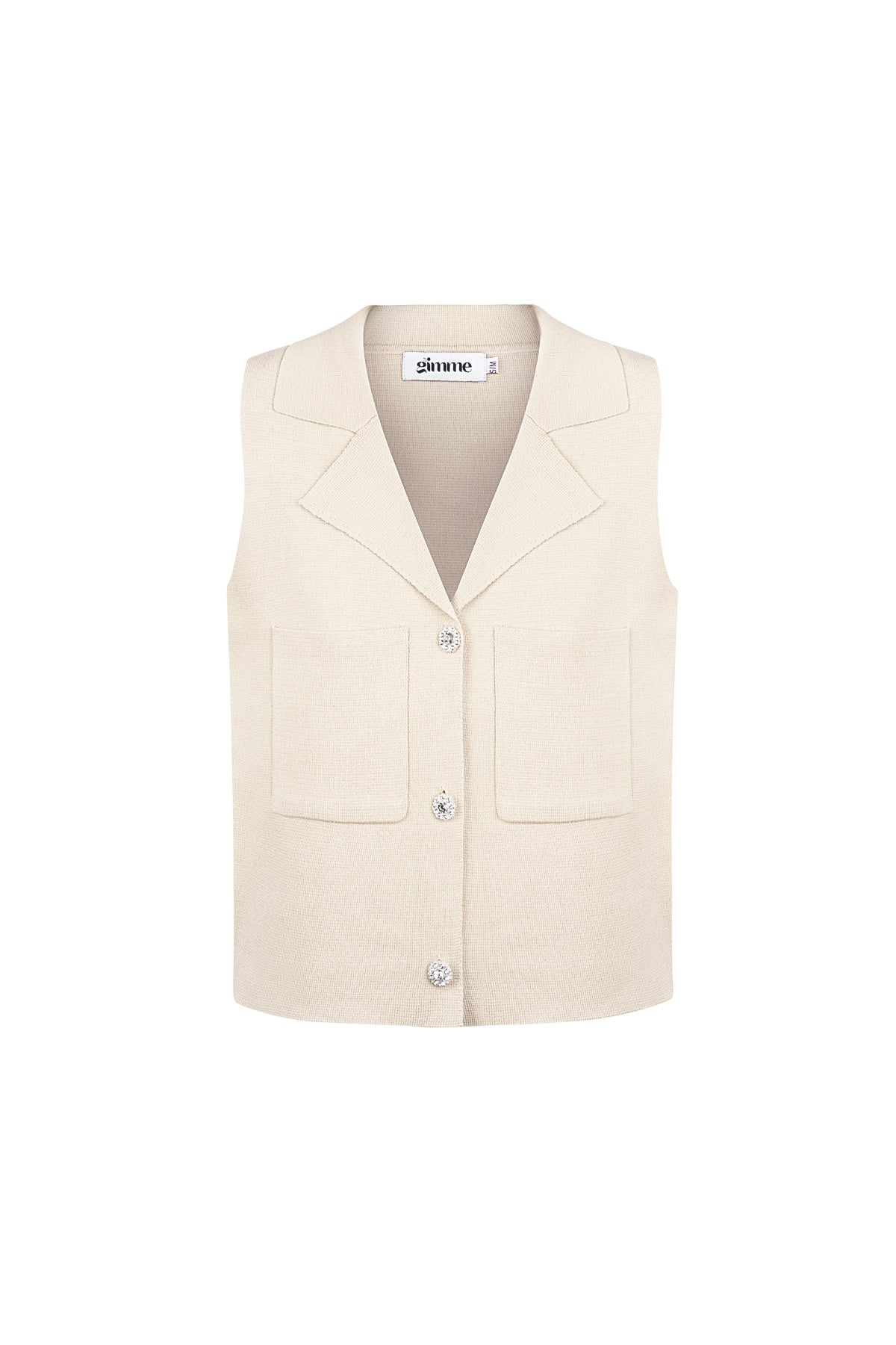 Viskose Damen ärmelloses Oberteil V-Ausschnitt Knopfleiste