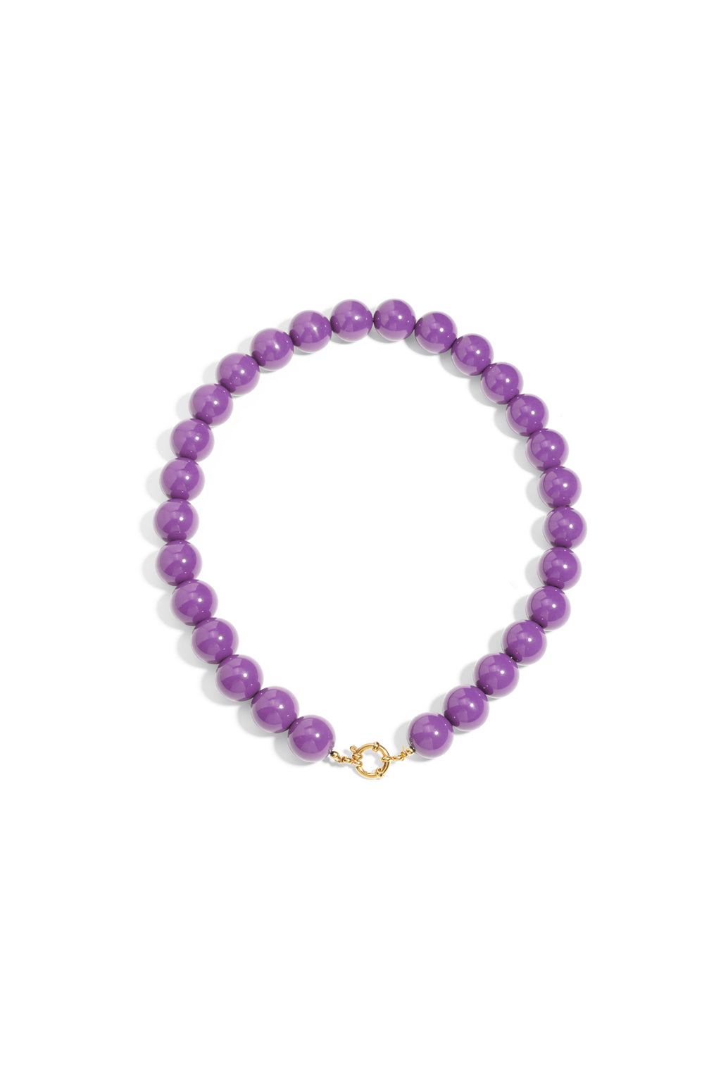 Halsketten mit Harzperlen, Perlen, lässig, täglich, einfache Serie, Damenschmuck, 15 mm