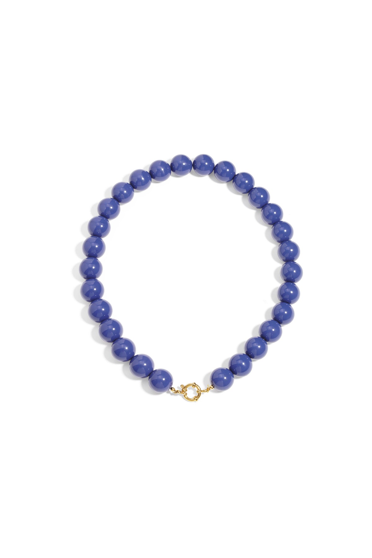 Halsketten mit Harzperlen, Perlen, lässig, täglich, einfache Serie, Damenschmuck, 15 mm